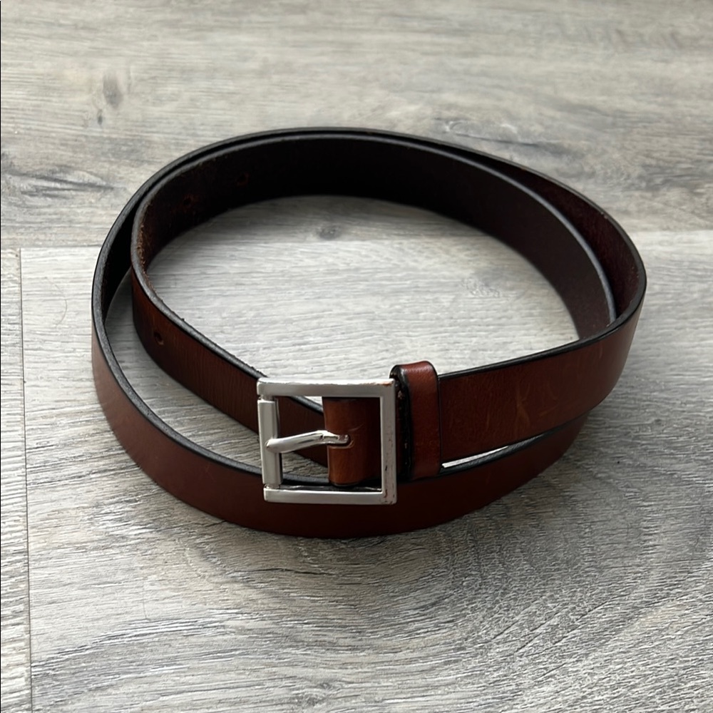 Banana Republic Factory Women’s Brown Belt with Silver Buckle